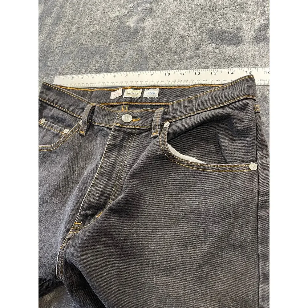 Vintage 90s Todd Oldham Eazy Jeans Dark Wash Relaxed Straight Leg 32x32 EUC